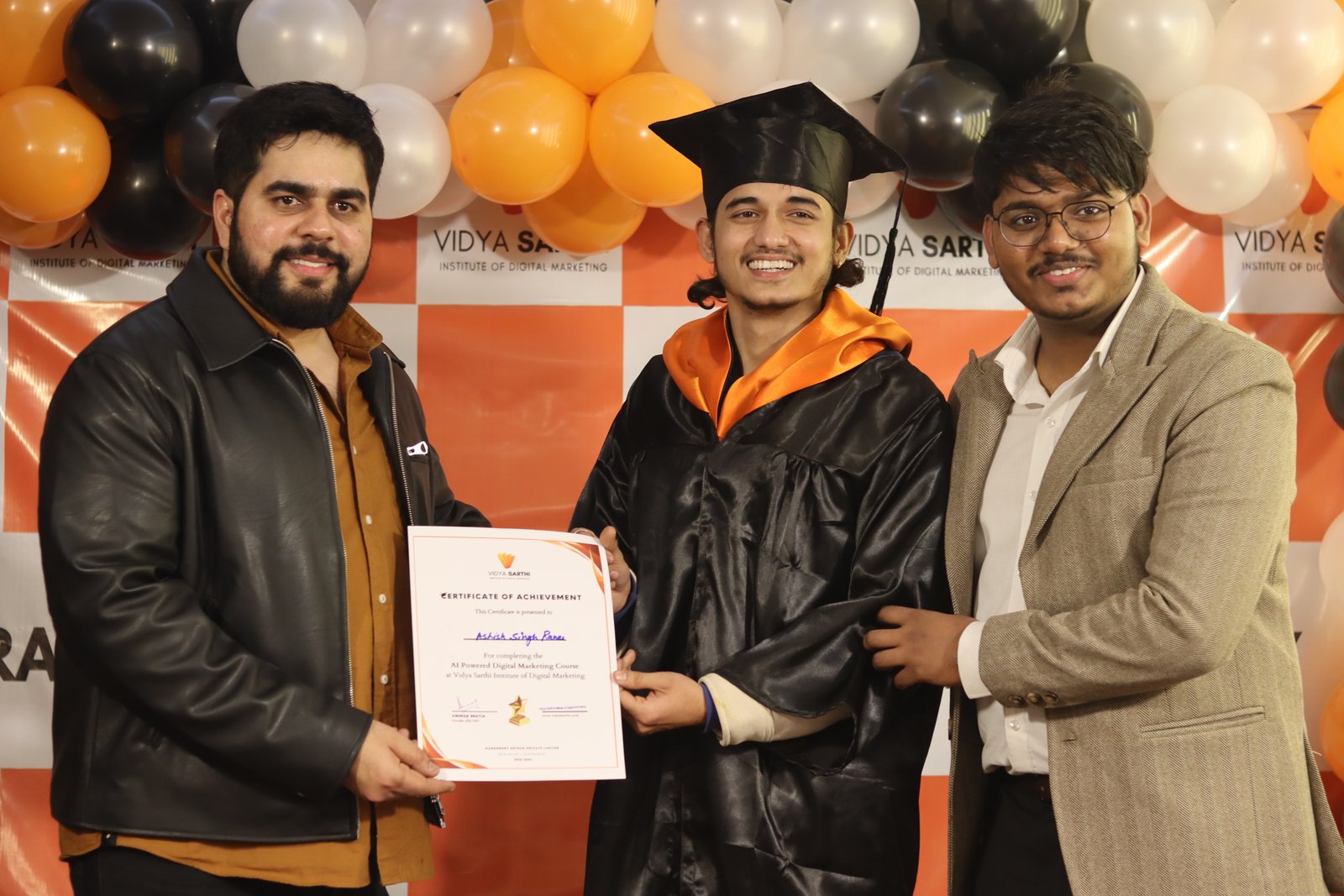 digital marketing institute in faridabad's certifcate celebration 2026